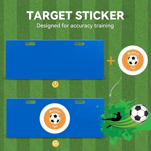 Newhai Soccer Rebounder Board 40 بوصة × 16 بوصة قابلة للطي بزاويتين محمولة لكرة القدم ارتداد جدار ركلة ارتداد لوح تدريب منفرد للتمرير والرماية للأطفال البالغين in Kuwait