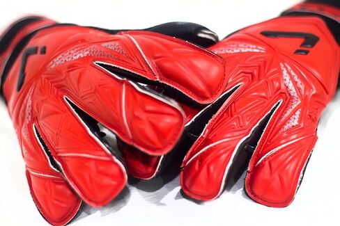 قفازات حارس مرمى كرة القدم المتنافسة - قطع هجينة، قفازات حارس مرمى كرة القدم مع حماية المعصم والأصابع، قفازات حارس المرمى للشباب ذات قبضة ممتازة، قفازات كرة القدم للبالغين، الأولاد والبنات in Kuwait