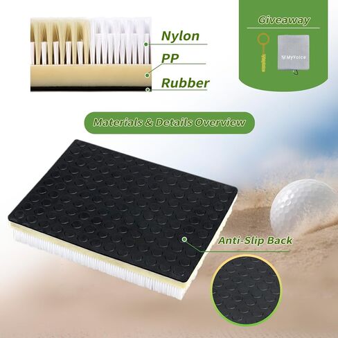 سجادة بنكر الجولف - تمرين واقعي لتقطيع الرمال لأعلى وأسفل، رفيق متين بنكر | مناطق محاكاة رملية 2 في 1 للتأرجح والضرب والقيادة للتدريب الداخلي والخارجي | هدية مثالية للجولف in Kuwait