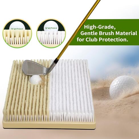 سجادة بنكر الجولف - تمرين واقعي لتقطيع الرمال لأعلى وأسفل، رفيق متين بنكر | مناطق محاكاة رملية 2 في 1 للتأرجح والضرب والقيادة للتدريب الداخلي والخارجي | هدية مثالية للجولف in Kuwait