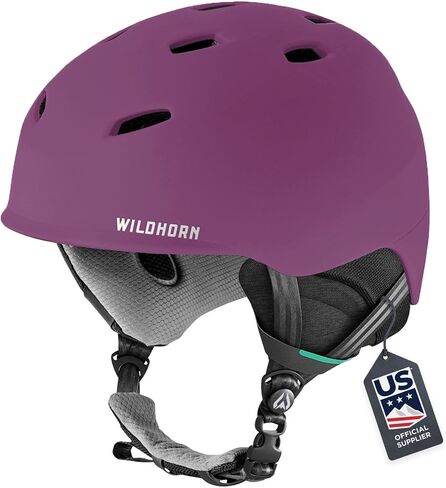 Wildhorn Drift Snowboard Helmet, Ski Helmet Women Men & Youth - US Ski Team Official Supplier - 13 Adjustable Vents, Lightweight Premium Construction Snowboarding Helmet in Saudi Arabia