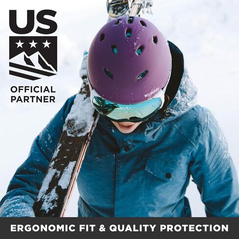 Wildhorn Drift Snowboard Helmet, Ski Helmet Women Men & Youth - US Ski Team Official Supplier - 13 Adjustable Vents, Lightweight Premium Construction Snowboarding Helmet in Saudi Arabia