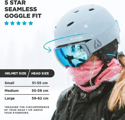 Wildhorn Drift Snowboard Helmet, Ski Helmet Women Men & Youth - US Ski Team Official Supplier - 13 Adjustable Vents, Lightweight Premium Construction Snowboarding Helmet in Saudi Arabia