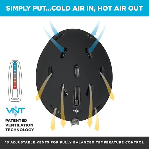 Wildhorn Drift Snowboard Helmet, Ski Helmet Women Men & Youth - US Ski Team Official Supplier - 13 Adjustable Vents, Lightweight Premium Construction Snowboarding Helmet in Saudi Arabia