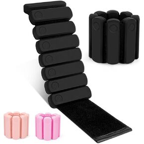 Wrist & Ankle Weights set of 2 (1lb each), Adjustable Silicone Weighted Bangles for Men and Women, Suitable for Arm & Leg Workout, Yoga, Pilates, Dance, Barre, Gym, Aerobics.