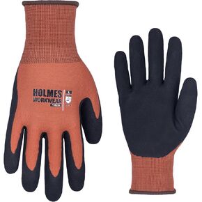 Knit Wrist, Latex Foam Coated Work gloves, Multipurpose; Touchscreen Capability: 6 Pair, Small