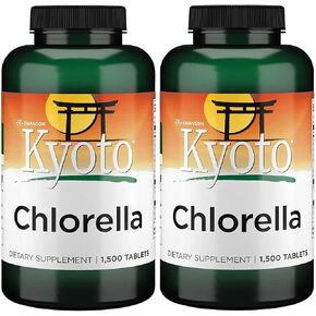 Swanson Kyoto Chlorella 194 mg 1500 Tabs 2 Pack in Saudi Arabia