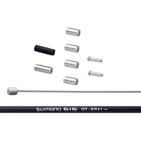 Shimano Road Stainless Derailleur Cable and Housing Set, Black