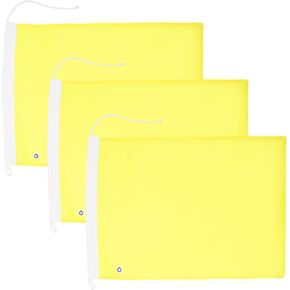 3pcs Yellow Quarantine Flag Blank Nautical Quarantine Message Flags Boat Flag for Marine Sailing Port Entry 20 x 14inches in Saudi Arabia