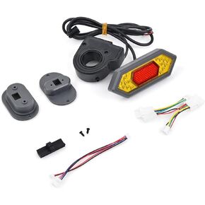 Electric Scooter Accessories，E Scooter Turn Signal ，Bike Tail Light，Bike Turn Signals，Rear Bike Light，LED Turn Signal Electric Scooter ty Warning Light Compatible with M365/365PRO/PRO2/1S/LITE/MI3