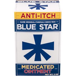 Blue Star Anti-Itch Medicated Ointment 2 oz (Pack of 5)