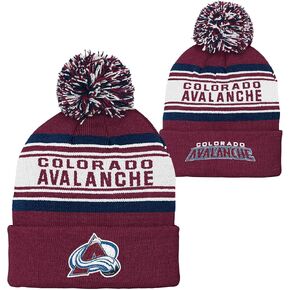 NHL Kids Youth 8-20 Official Primary Logo Sport Knit Cold Weather Cuffed Pom Beanie Hat in Kuwait