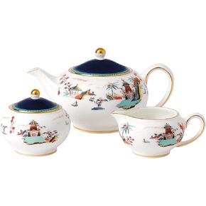 Wedgwood Wonderlust Blue Pagoda Tea, 3-Piece Set, Mulit