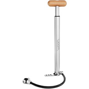 woom Airflo Bike Pump, Lightweight, Compact Aluminum Bicycle Tire Pump, fits Schrader, Presta & Dunlop Valves