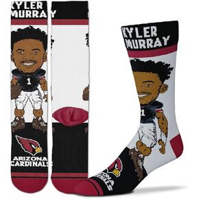 NFL Arizona Cardinals Mens Player # Crew Socks - Kyler Murray