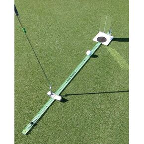Golf Training Aids: 'Putting Stick'; Golf Swing Trainer for Putting Green Eyeline Alignment and Putt Speed