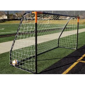 Premier 12 X 6 Ft. AYSO Youth Regulation Size Soccer Goal w/Weatherproof 4mm Net. 50MM Diameter Powder Coated/Corrosion Resistant Frame. 12x6 Foot Practice Aid. ONE Year Warranty!