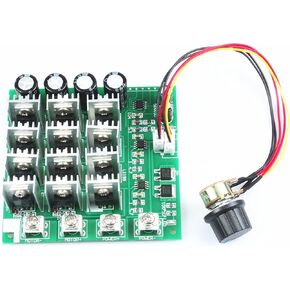 60A high-Power pwm DC Motor Speed Controller 12V 24V 36V 48V DC 10-55V Maximum Power 3000W SCM Drive Motor Controller Module