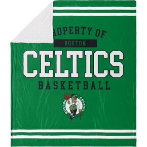 FOCO Boston Celtics NBA Sherpa Fleece Blanket - 60" x 70"