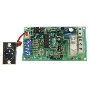 Velleman DMX-Controlled Relay DMX-512 3-Pin XLR 10A 12VDC Relay Hold