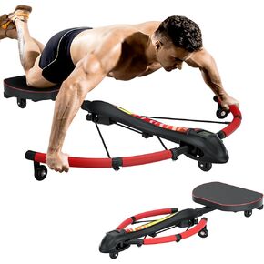 VIVITORY 4-in-1 Multi-Functional Rowing Machine AB Workout Machine, Core & Abdominal Trainers, Adjustable Dragonfly Machine, Strength Training Full Body Workout, Home Gym Fitness Equipment
