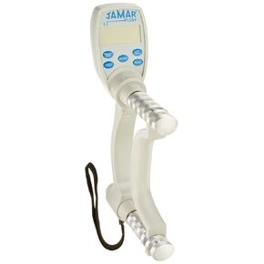 Jamar Plus Digital Hand Dynamometer, Lightweight Electronic Evaluation Tool Measures PSI, Max Force Indicator to Measure Grip Strength, Calibrated, Cordless Easy Squeeze Adjustable Exerciser