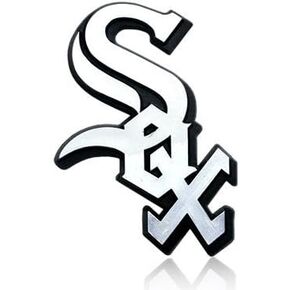 MLB 3D Chicago White Sox Auto Chrome Emblem & Vinyl Decal