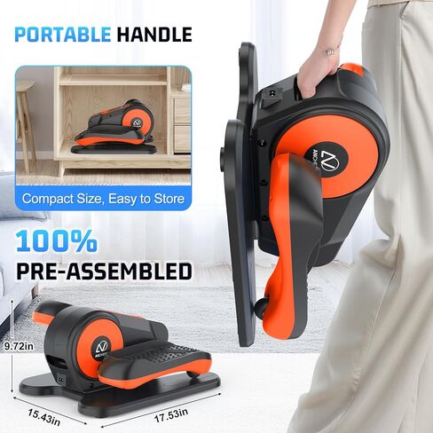 جهاز تمرين الساق البيضاوي تحت المكتب من ANCHEER، جهاز تمرين الساق الكهربائي أثناء الجلوس لكبار السن، جهاز تمرين الساق البيضاوي المُجهز بمحرك مُجمَّع بالكامل مع 12 سرعة قابلة للتعديل in Kuwait