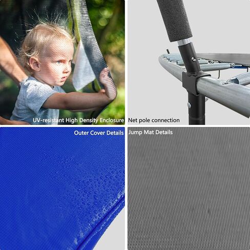 16FT 15FT 14FT 12FT 10FT Pumpkin Trampoline, Trampoline Outdoor with Basketball Hoop, Enclosure Net and Ladder, Trampoline for Kids and Adults in Saudi Arabia