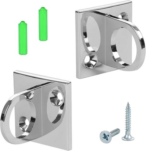 Large Loop Wall Plate,Fixed Hanging Buckle of Isolation Rope for Red Carpet Events, Hotel Concierge Parties,Opening Activities(Gold，2 pcs) in Saudi Arabia