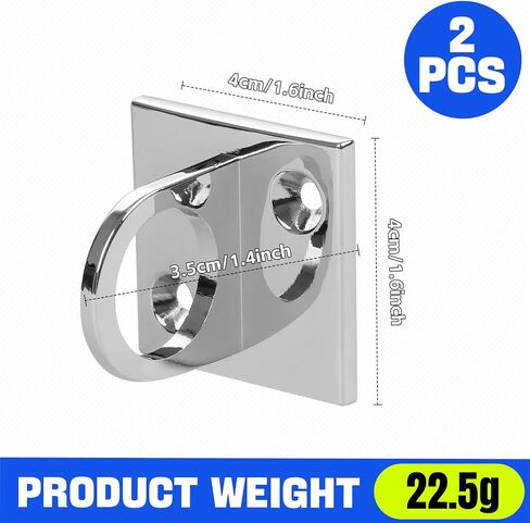 Large Loop Wall Plate,Fixed Hanging Buckle of Isolation Rope for Red Carpet Events, Hotel Concierge Parties,Opening Activities(Gold，2 pcs) in Saudi Arabia