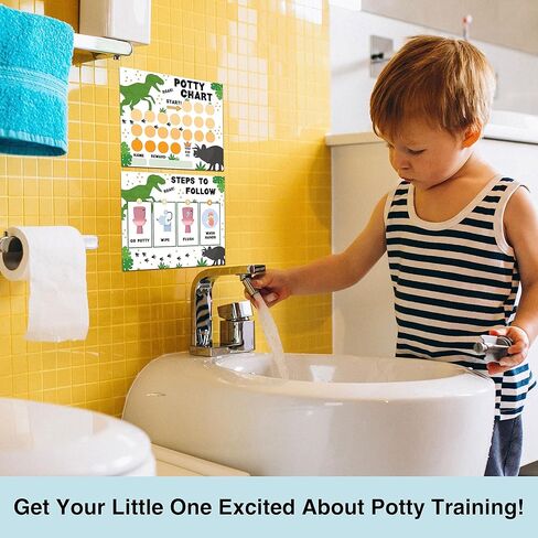 Sloth Potty Trainning Sticker Chart for Toddlers Boys Girls, 20 Potty Training Chart with 432 Stickers & 1 Routine Card - B04 in Kuwait