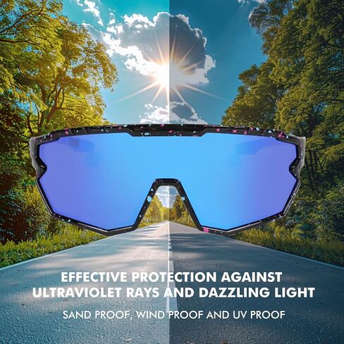 Polarized Sunglasses Cycling Glasses for Adult and Youth Men Women Protection Eyewear Goggles for Baseball in Saudi Arabia