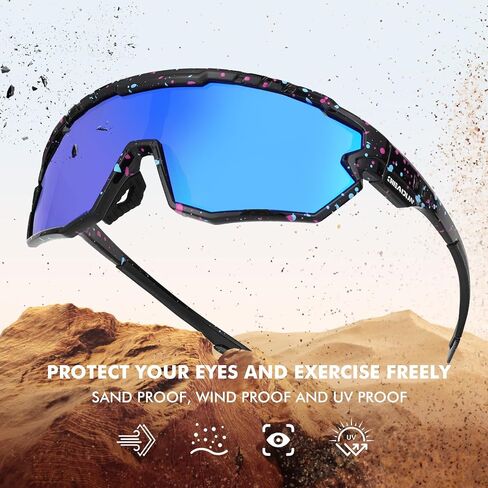 Polarized Sunglasses Cycling Glasses for Adult and Youth Men Women Protection Eyewear Goggles for Baseball in Saudi Arabia