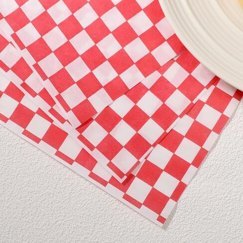 EUSOAR Sandwich Paper Wraps, 400 Sheets 11" x 10" Baking Parchment Wax Deli Paper, Classic Grease Resistant Burger Food Basket Liner Parchment Paper Sheets for Bread BBQ and Sandwiches Wrapping in Saudi Arabia