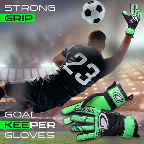 Goalkeeper Gloves for Kids Girls Boys Children Youth Football Gloves and Super Strong Grips with Removable Finger Spines Soccer Goalie Gloves 4 Colors in Saudi Arabia