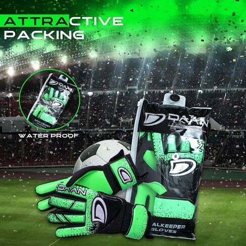 Goalkeeper Gloves for Kids Girls Boys Children Youth Football Gloves and Super Strong Grips with Removable Finger Spines Soccer Goalie Gloves 4 Colors in Saudi Arabia