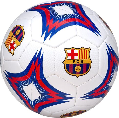 Icon Sports International Clubs Official Licensed Kaleidoscope Soccer Ball | FC Barcelona, White, Kaleidoscope in Saudi Arabia