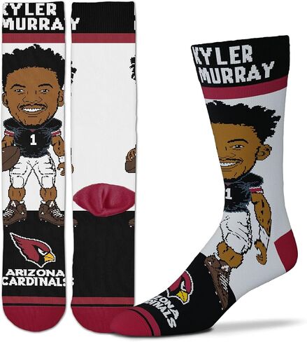 NFL Arizona Cardinals Mens Player # Crew Socks - Kyler Murray in Saudi Arabia