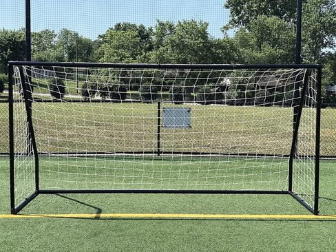 Premier 12 X 6 Ft. AYSO Youth Regulation Size Soccer Goal w/Weatherproof 4mm Net. 50MM Diameter Powder Coated/Corrosion Resistant Frame. 12x6 Foot Practice Aid. ONE Year Warranty! in Saudi Arabia