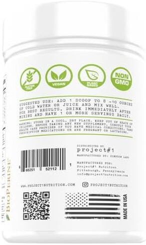 Project #1 Vital Greens: Superfood Powder for Immunity, Energy & Digestion | Organic Antioxidants, Enzymes & Probiotics | Greens, Spirulina, Smoothie Mix, Gut Health, 30 Servings - Apple Mint in Saudi Arabia
