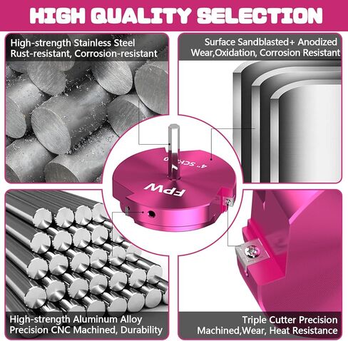 Triple Blade 9Pcs PVC Pipe Reamer Kit, PVC Fitting Saver, Pipe Reamer, PVC Reamer Contains PPR50, PPR75, PPR100, PPR125, PPR150, PPR200, PPR250, PPR300, PPR400 for SCH40 PVC ABS CPVC Pipe in Saudi Arabia