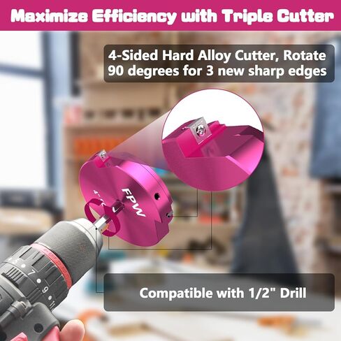 Triple Blade 9Pcs PVC Pipe Reamer Kit, PVC Fitting Saver, Pipe Reamer, PVC Reamer Contains PPR50, PPR75, PPR100, PPR125, PPR150, PPR200, PPR250, PPR300, PPR400 for SCH40 PVC ABS CPVC Pipe in Saudi Arabia