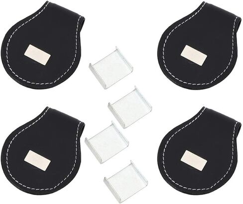 Billiard Chalk Holder Billiard Pool Cue Chalk Clip Holder PU Pouch Bag for Billiard Cue Snooker Accessory in Saudi Arabia