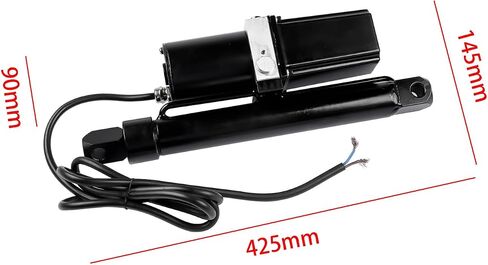 DC 12V 10-inch Hydraulic Motor Heavy Duty Electric Linear Actuator 2300LBS Compatible with Dump Trailers, Lift Tables, Solar Tracking System, Wheelchair Lift 10500N/1050KG Hydraulic Power Unit Vahaha in Kuwait