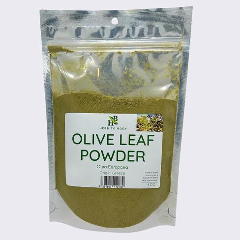 Olive Leaf Powder | Olea Europaea | Wildcrafted | 4oz in Kuwait
