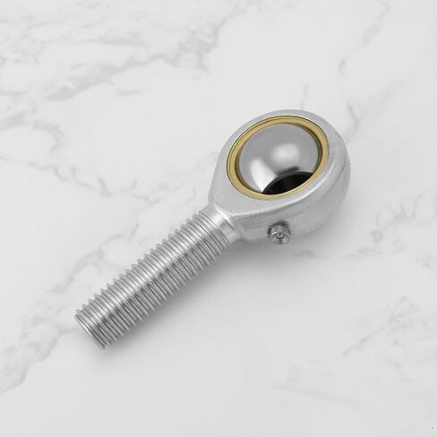 2pcs M6x1.0 Spherical Rod End Bearing Rose Joint POS6 Right Hand Male Thread Connector Self-Lubricated Joint Bearing with Jam Nuts in Saudi Arabia