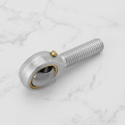2pcs M6x1.0 Spherical Rod End Bearing Rose Joint POS6 Right Hand Male Thread Connector Self-Lubricated Joint Bearing with Jam Nuts in Saudi Arabia
