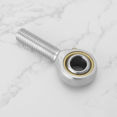 2pcs M6x1.0 Spherical Rod End Bearing Rose Joint POS6 Right Hand Male Thread Connector Self-Lubricated Joint Bearing with Jam Nuts in Saudi Arabia