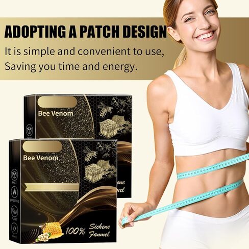 Bee Venom Patches, Bee Venom Lymphatic Drainage Navel Patches,Bee Venom Patches for Women and Men (40) in Saudi Arabia